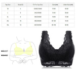 Lace Front Zipper Bra